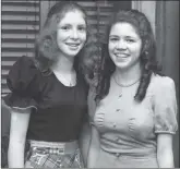  ??  ?? 1973: Mary Gannon and Christina Connolly.