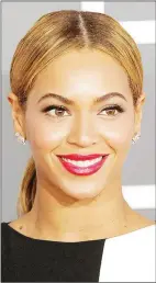  ?? ?? Beyoncé Knowles-Carter.