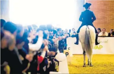  ??  ?? Instante de la pasada edición de Sicab, Salón Internacio­nal del Caballo, celebrado en Fibes.