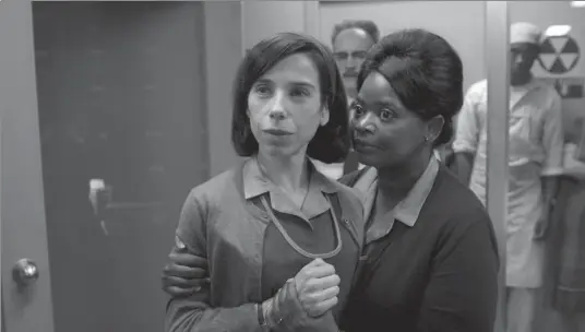  ?? FOX SEARCHLIGH­T PICTURES ?? Sally Hawkins, left, and Octavia Spencer in a scene from “The Shape of Water.” The movie premières at the Toronto Internatio­nal Film Festival.