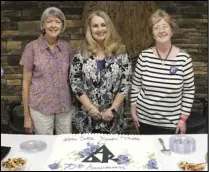  ?? Special to the MDR ?? Alpha Delta Kappa officers pictured from left to right: 2022-24 President Cindy White, 2020-24 Treasurer Joye Mccarley-short, and 2020-22 President Brenda Keisler.