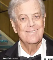  ?? | AP FILES ?? David Koch