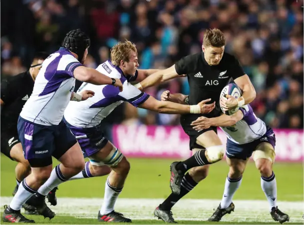  ??  ?? NUMBER ONE Beauden Barrett is head and shoulders the best No 10 in New Zealand.