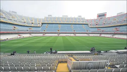  ?? CLAUDIO CHAVES ?? El estadio de Mestalla será con casi toda seguridad casa de la Roja en un partido de los que la Selección disputará el próximo año