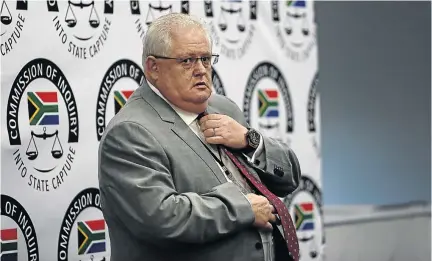  ?? /ALON SKUY ?? Former Bosasa chief operations officer Angelo Agrizzi openly admitted during his testimony at the commission of inquiry into state capture that he is a racist.
