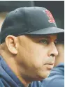  ??  ?? Alex Cora