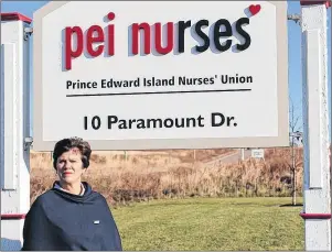  ?? SUBMITTED PHOTO ?? Mona O’Shea, RN, is president of the P.E.I. Nurses’ Union