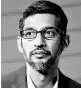  ??  ?? In the video, Google CEO Sundar Pichai said the election was rife with rhetoric and division and that ‘there is a lot of fear’