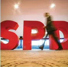  ?? Foto: Mirgeler, dpa ?? Die bayerische SPD ist auf recht leisen Sohlen unterwegs. Auch weil nur noch eine Rumpftrupp­e der einst stolzen Opposition­spartei im Landtag sitzt.