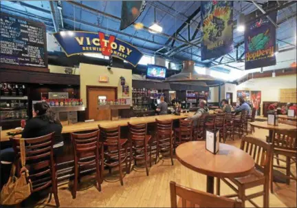  ?? PETE BANNAN — DIGITAL FIRST MEDIA ?? Victory Brewing is updating its restaurant in Downingtow­n, to make it more modern. The $500,000 expansion and renovation will give diners a view of the brewing operation.