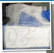  ?? ?? Kilo blocks of cocaine found on Brian Heffey’s EncroChat