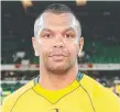  ??  ?? Wallaby Kurtley Beale.