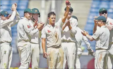  ?? PTI ?? Australia spinner Steve O'Keefe was the toast of the nation after he picked 12 wickets in the Pune Test to lead Aussies to a win.