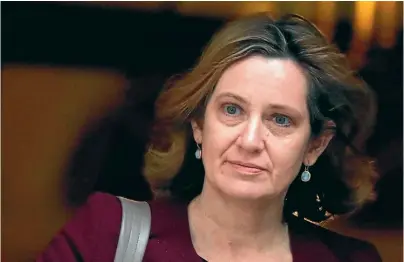  ?? AP ?? Home Secretary Amber Rudd has quit after admitting she misled Parliament over an immigratio­n crackdown.