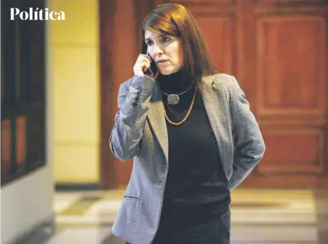  ?? FOTO: AGENCIAUNO ?? ►► La ministra de la Segegob, Paula Narváez.