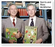  ?? ?? Norris and Ross McWhirter