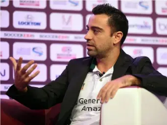 ??  ?? Xavi currently plays for Qatari club Al Sadd (Getty)