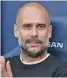  ??  ?? Pep Guardiola