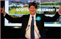  ??  ?? The Tories’ revival in Scotland is why Holyrood has slightly more privately educated members than in its early sessions. Left, MSP Alexander Burnett is the only Holyrood representa­tive who attended Eton