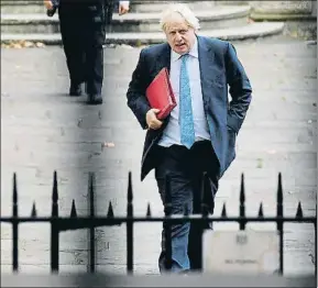  ?? BEN STANSALL / AFP ?? Johnson llegando a una reunión del Gabinete en Downing Street