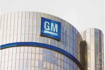  ?? Dreamstime/TNS file ?? General Motors reported its net income rising by 12% last year despite losses from plant shutdowns during a six-week strike.