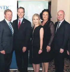  ??  ?? MEETING: Taoiseach Enda Kenny, pictured with Ed Fitzgerald, Joanne Grehan, Dr Katie Sweeney of GMIT and Peter Hynes, county manager pictured in September 2012