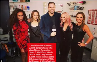  ??  ?? 8
8. With The Spice Girls in 2018.