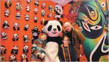  ??  ?? Panda toys from Chengdu are the most popular choice for children and adults.