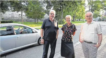  ?? FOTO: EICH ?? Sie wollen, dass sich an der Situation im Innenring etwas ändert: Wolfgang Federer (von links), Patricia Meusel und Claus Herr.