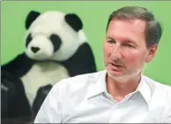  ?? XINHUA ?? Doctor Andreas Knieriem, director of Berlin Zoo, says pandas are a symbol of peace and friendship.