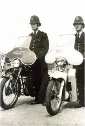  ??  ?? The Terrier and LE Velocette were rivals for police patrol duties. The LE got the job!