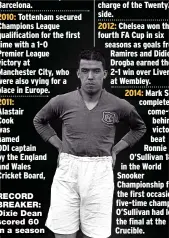  ??  ?? RECORD BREAKER: Dixie Dean scored 60 in a season