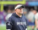  ??  ?? A change of heart means Josh McDaniels will stay with the Patriots. WINSLOW TOWNSON/USA TODAY SPORTS