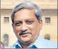  ??  ?? ■ Manohar Parrikar