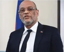  ?? ?? Primeiro-ministro do Haiti, Ariel Henry, encontra-se no Quénia