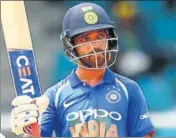  ??  ?? Ajinkya Rahane has made the most of the chances he has got on the tour of the West Indies. n AFP