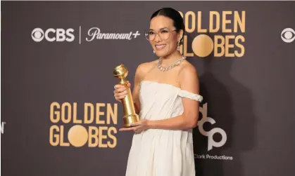  ?? Photograph: Allison Dinner/EPA ?? The comedian and actor Ali Wong, who was at the Golden Globes but reportedly turned down the opportunit­y to host the ceremony.