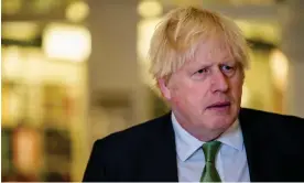  ?? Photograph: Brandon Bell/Getty Images ?? The government is standing firm over divulging sensitive messages sent by senior figures including Boris Johnson.