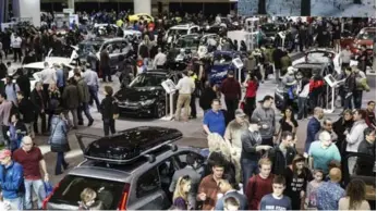  ?? MARCUS OLENIUK/TORONTO STAR ?? The 45th Canadian Internatio­nal AutoShow takes place at the Metro Toronto Convention Centre on Feb. 16-25.