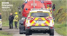  ?? Picture: RTE ?? SCENE Emergency vehicles