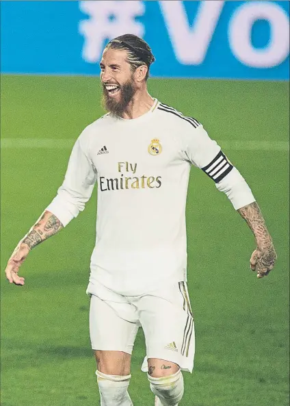  ?? FOTO: SIRVENT ?? Sergio Ramos es baja ante el Manchester City ya que fue expulsado en la ida de los octavos de la Champions