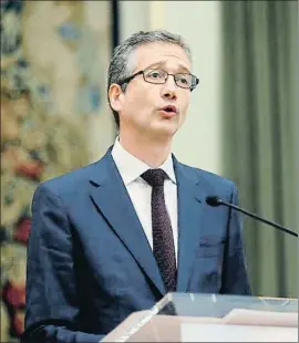  ?? CHEMA MOYA / EFE ?? Pablo Hernández de Cos, el nuevo gobernador del Banco de España