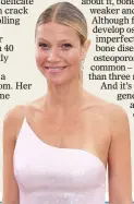  ??  ?? DAIRY-FREE DIET: Paltrow