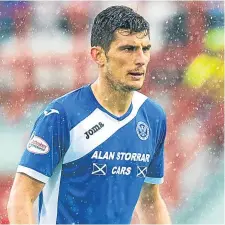  ??  ?? St Johnstone forward Graham Cummings.