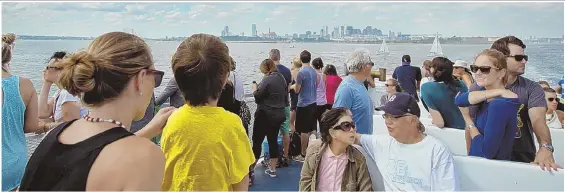  ??  ?? GET ON BOARD: Ferries will offer free rides to the Boston Harbor Islands during the National Park Service celebratio­n.