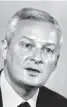  ??  ?? Bruno Le Maire