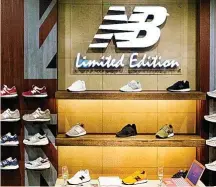  ?? ?? Una tienda de la marca New Balance.