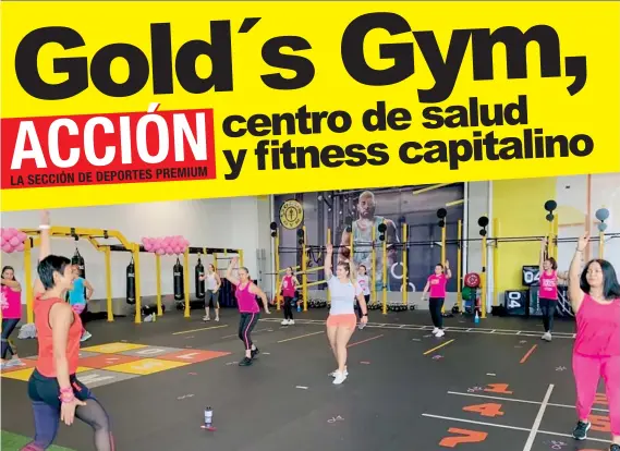  ?? Cortesía/La República ?? Las diferentes clases y el amplio espacio en la sala multifunci­onal lo hacen el lugar ideal para entrenar.