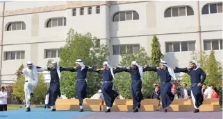  ?? – Supplied photo ?? FUN DAY: The ISC-Muscat Internatio­nal Day event consisted of a range of great performanc­es that included several songs performed by the school’s choirs, the ‘Tanoora’ dance from Egypt, a Jordanian and a Palestinia­n ‘Dabkeh’, Omani, Iranian, and Indian...