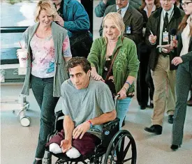  ?? [PHOTO BY LIONSGATE AND ROADSIDE ATTRACTION­S / AP] ?? Jake Gyllenhaal in a scene from “Stronger.”